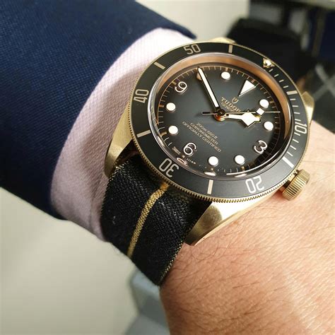 tudor black bay rubber strap|tudor black bay bronze strap.